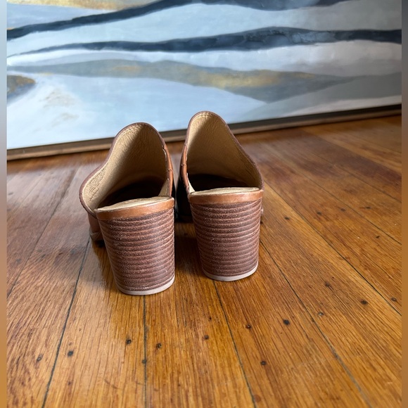 MADEWELL THE HARPER LEATHER MULE SZ 6.5 Cognac Brown - Picture 6 of 7